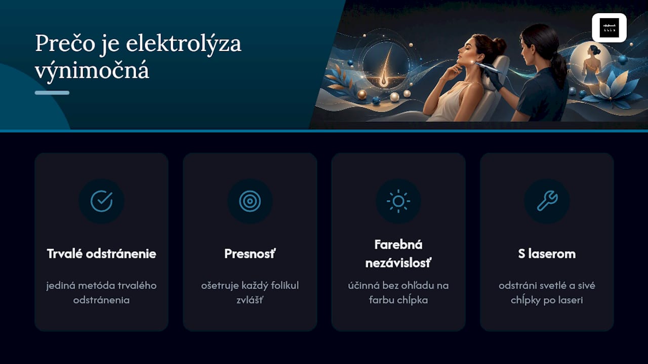 Prečo je elektrolýza brady pre ženy výnimočná — overview diagram