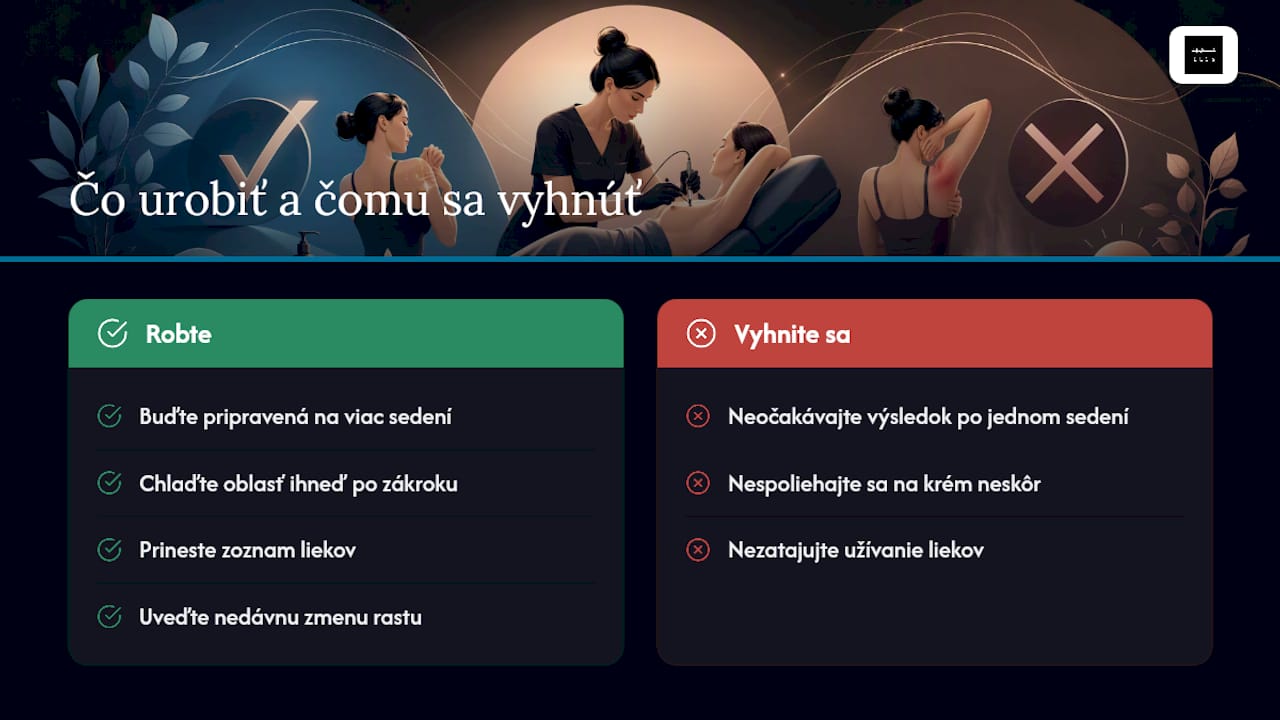 Pohľad Najat: čo klientky pri bradavkách zvyčajne nečakajú — overview diagram