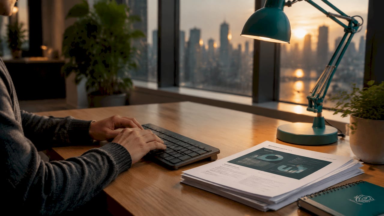 Hands typing SMS security incident reports