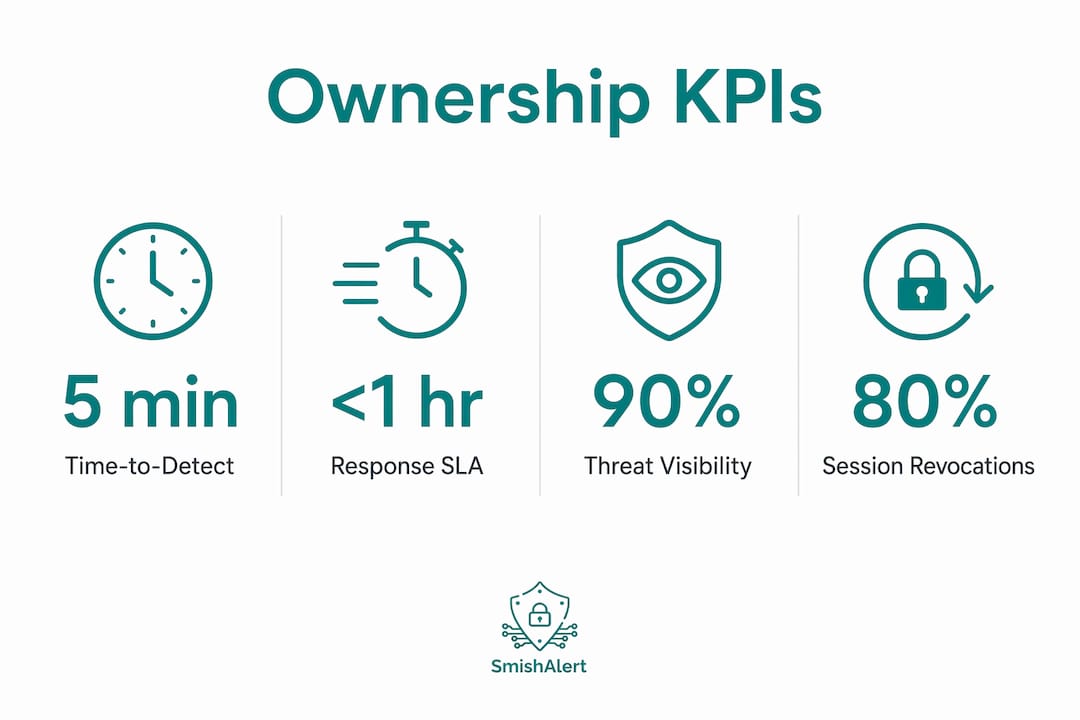 Infographic showing KPIs for mobile risk ownership