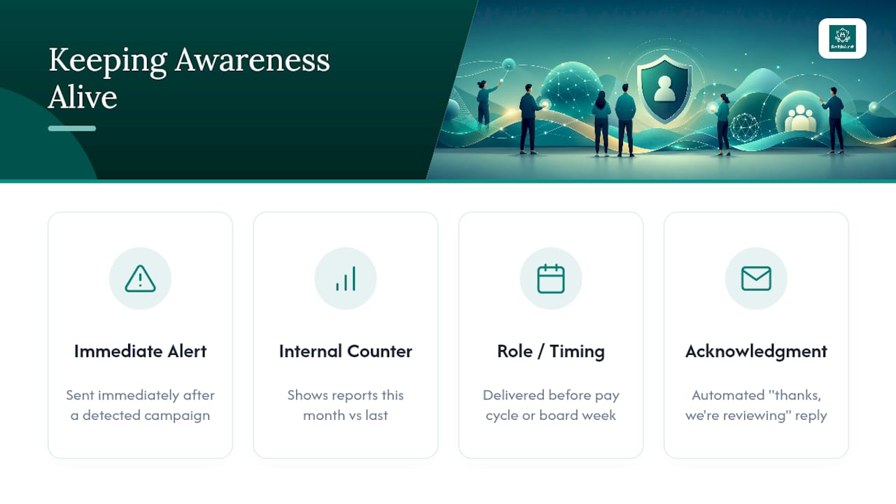 Beyond Training: Keeping Awareness Alive Between Simulations — overview diagram