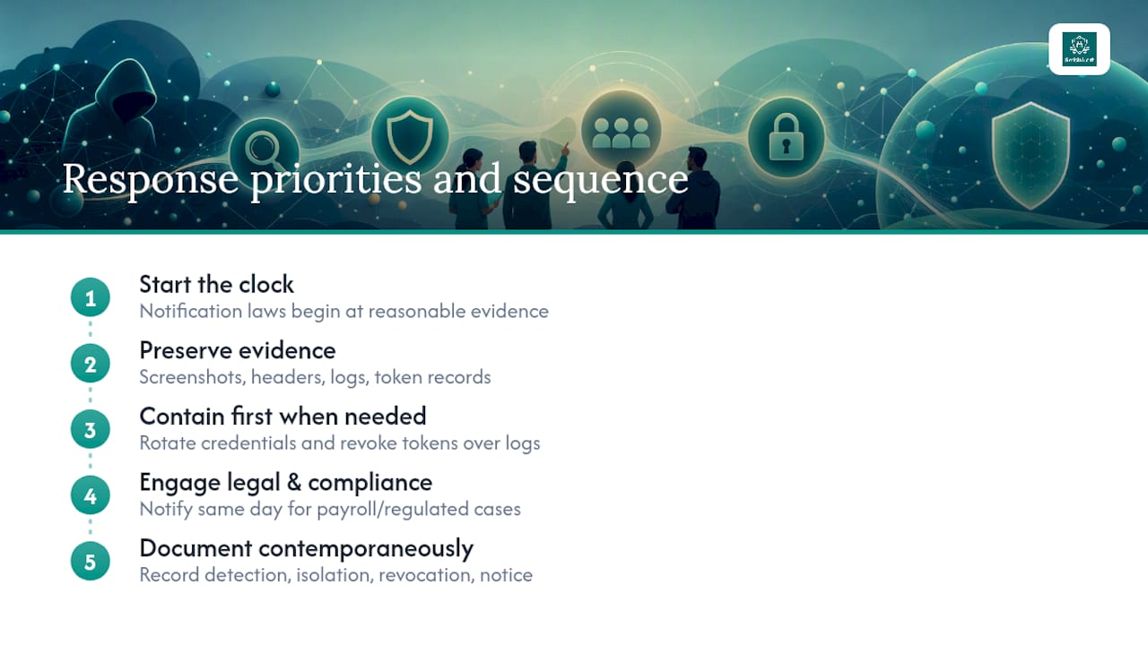 Legal and Compliance Considerations for Handling These Scams — overview diagram