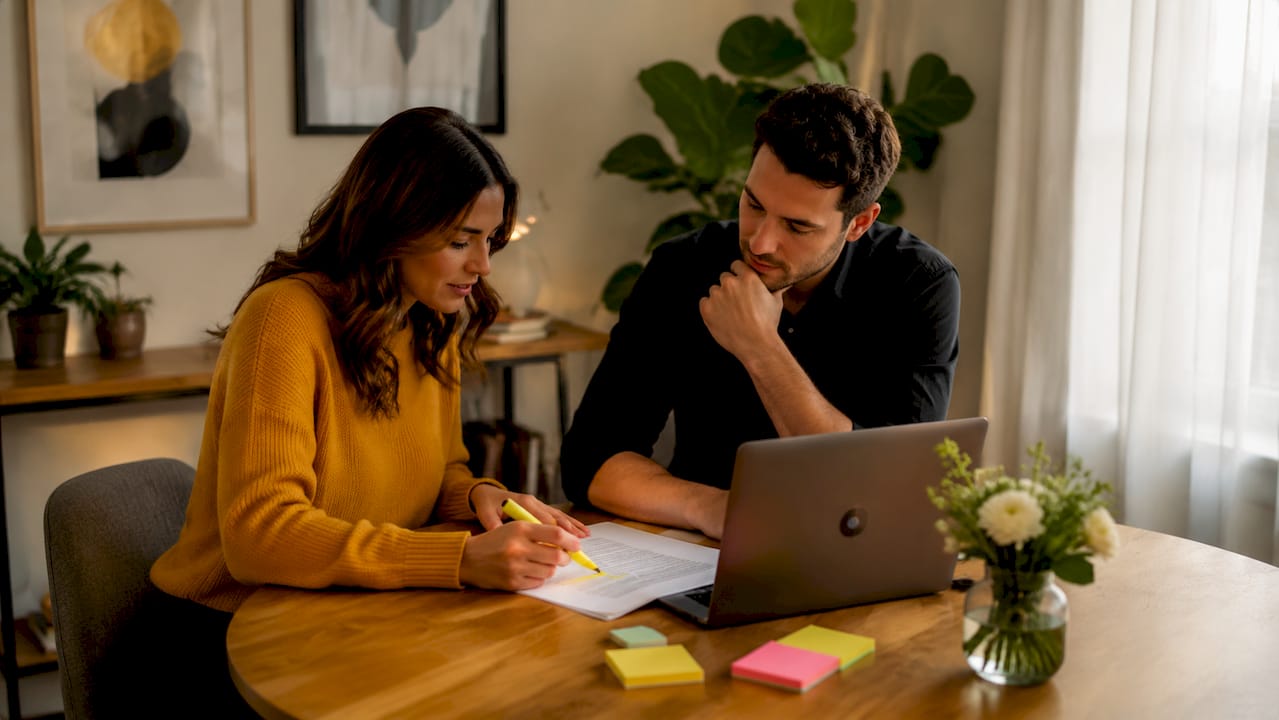 Team analyzing sales objections in meeting room