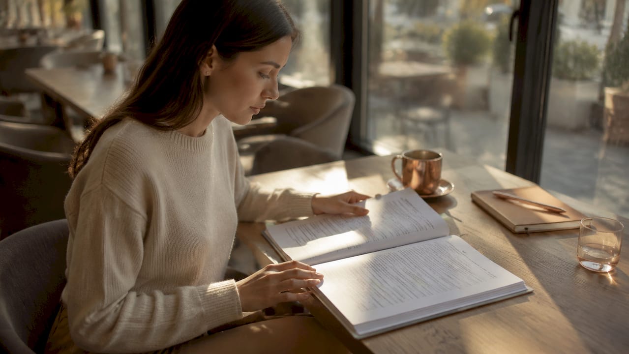 Hands holding skincare compliance safety report