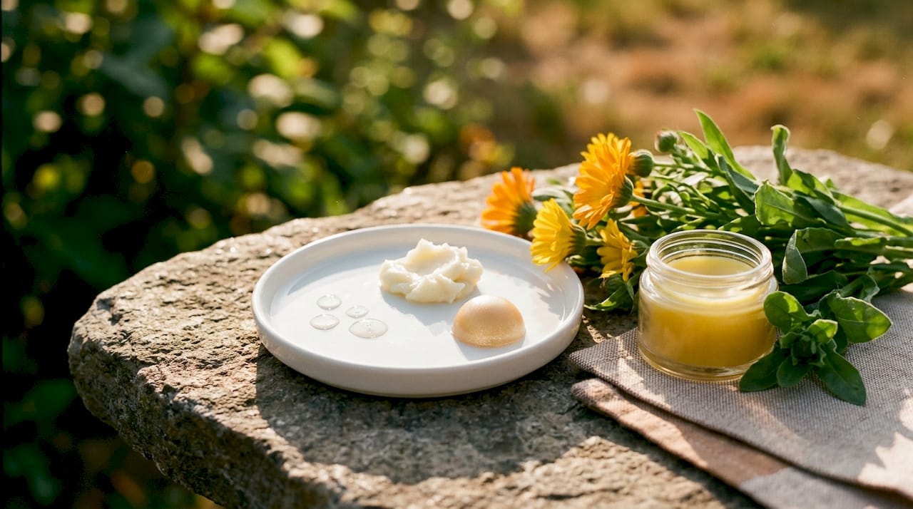 Natural ingredients used in Polish lip care