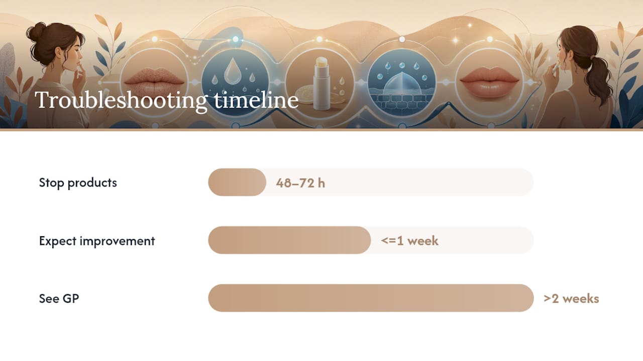 Why do some balms make lips drier over time? — overview diagram