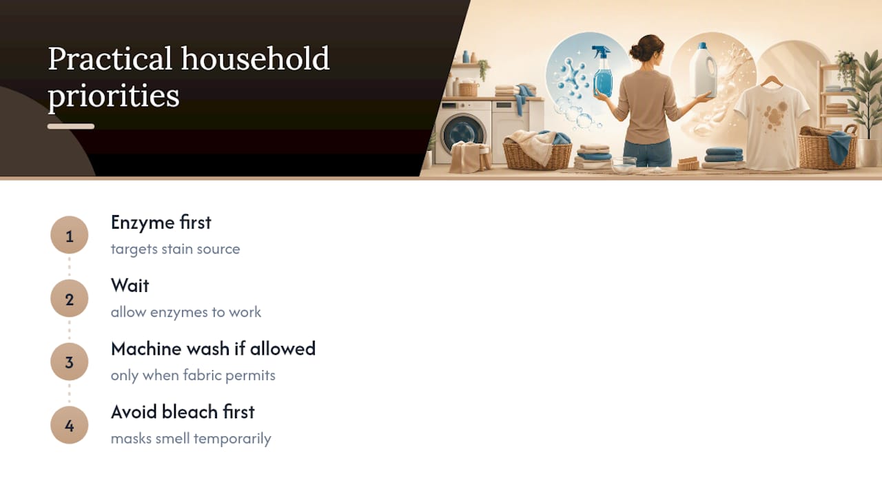 Author perspective: practical priorities for households — overview diagram