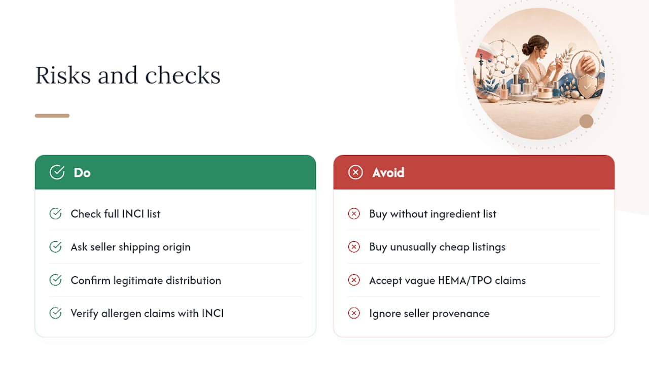 Counterfeits, compliance and other risks to watch for — overview diagram