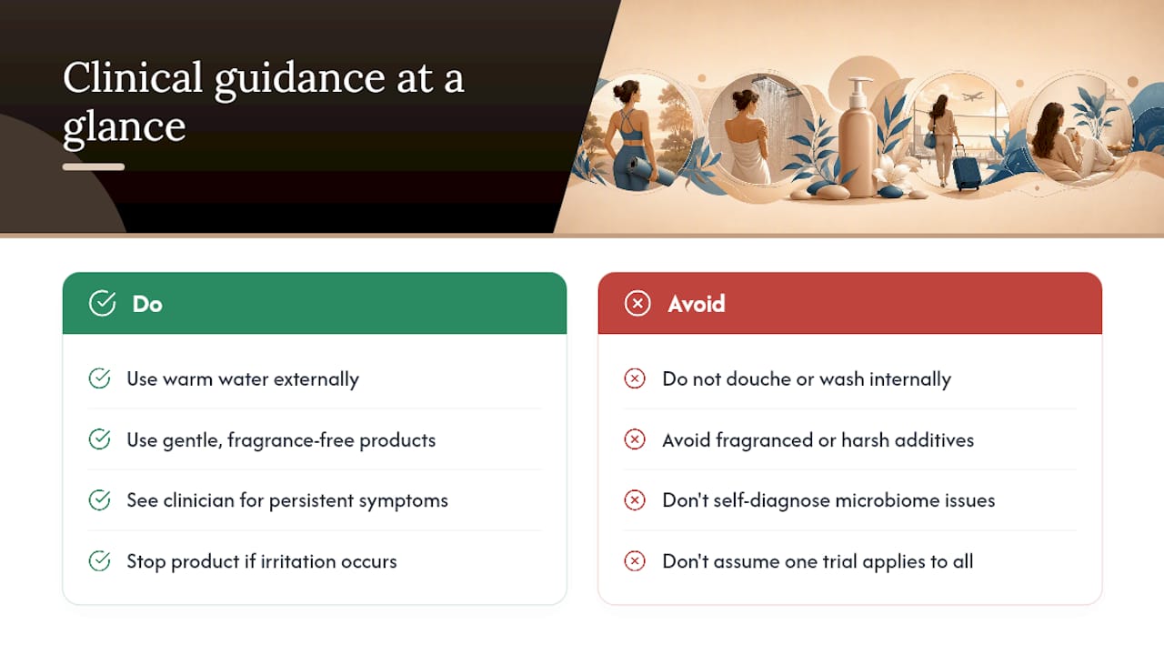What the clinical evidence actually says — overview diagram