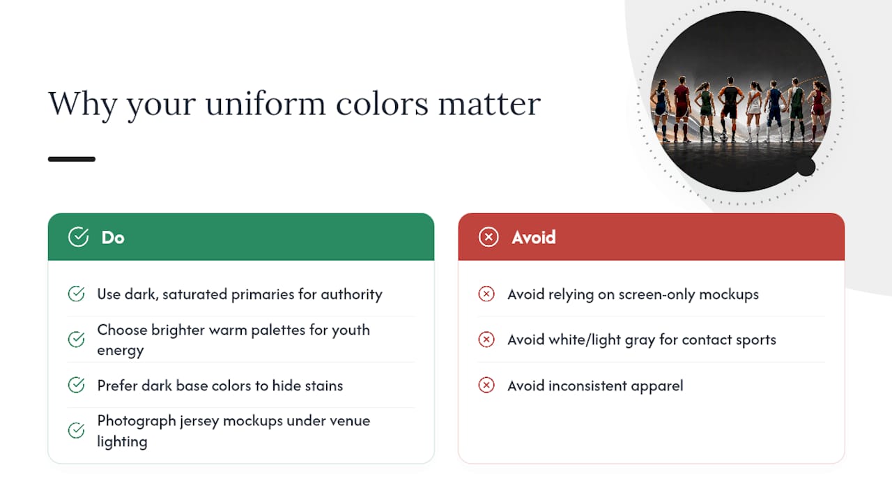Why your uniform color choices affect more than just looks — overview diagram