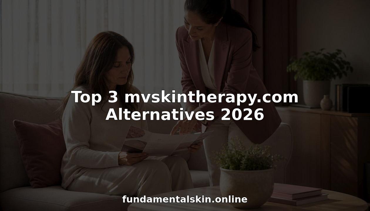 Patient and clinician during skincare consultation