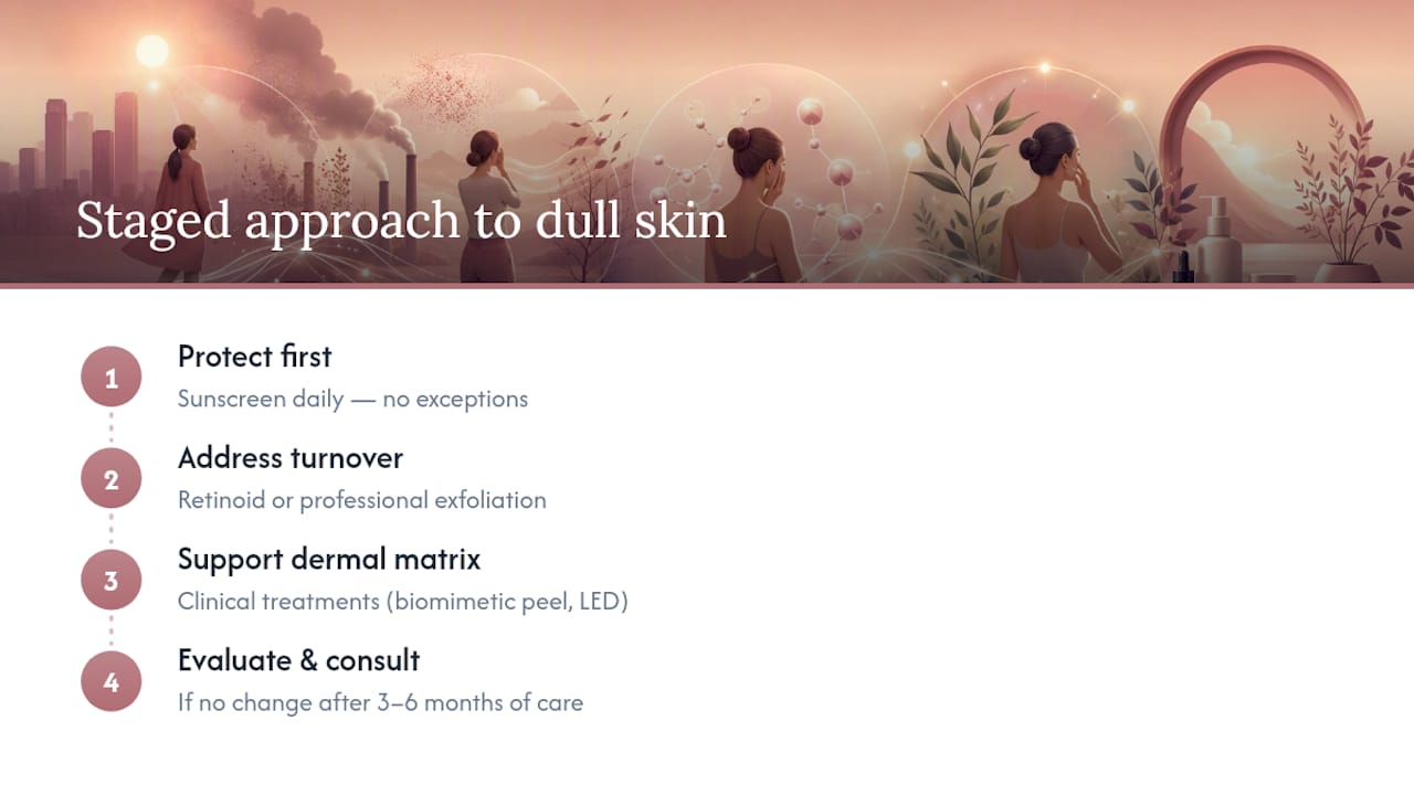 What I've seen after 15 years treating dull, aging skin — overview diagram