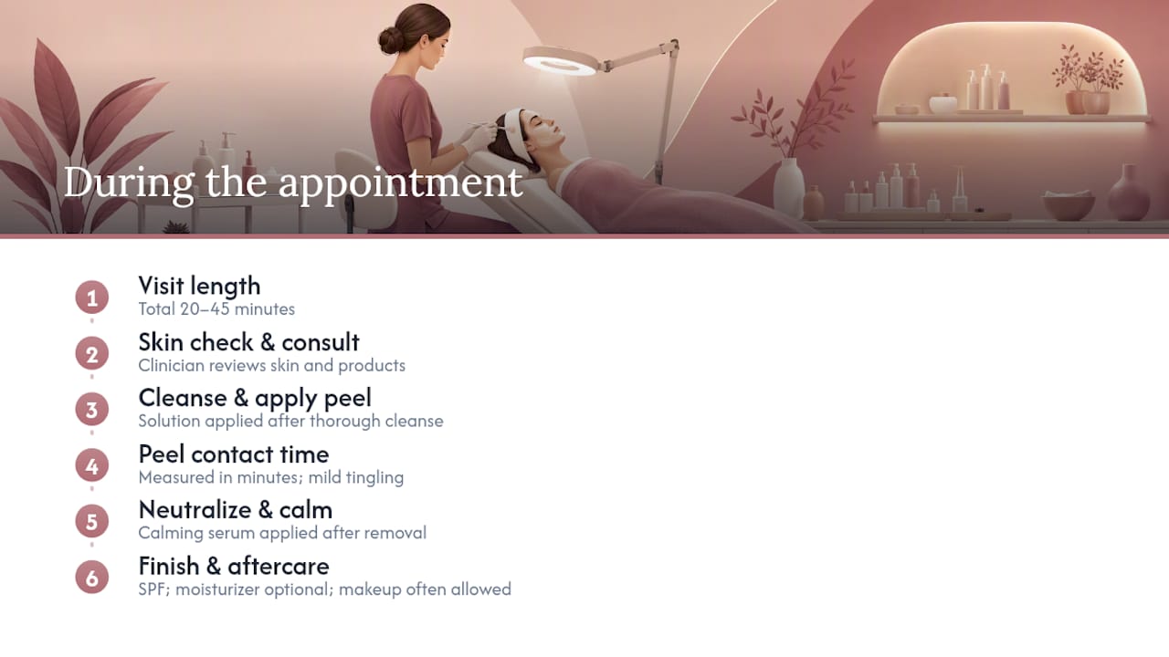 What Happens During the Appointment Itself? — overview diagram