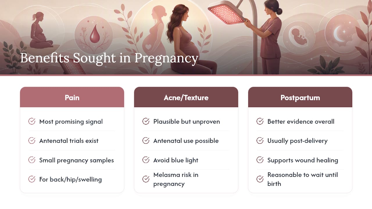 What Benefits Do People Actually Seek During Pregnancy? — overview diagram