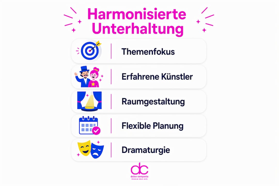 Infografik: In 5 Schritten zu einer stimmigen Unterhaltung