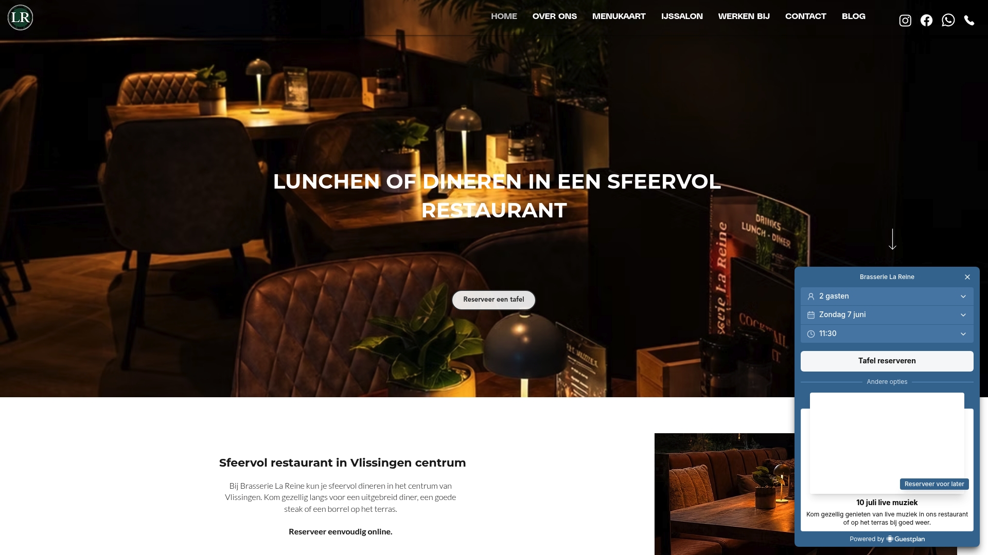 https://brasserielareine.nl