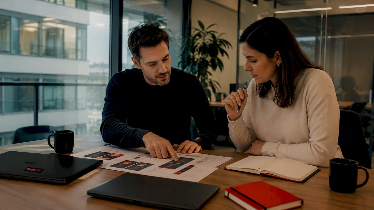 AI nel marketing per PMI: guida pratica 2026 2 Il team si confronta sulle migliori soluzioni di intelligenza artificiale per il marketing