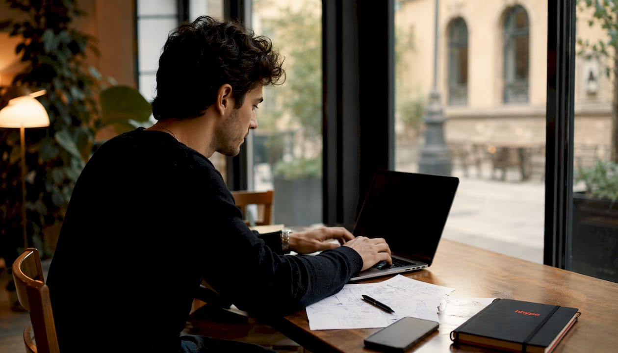 Promozione destinazione turistica: strategie 2026 3 Professionista del web al lavoro su laptop in uno spazio coworking luminoso