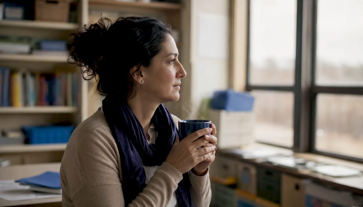 Educator reflecting on student engagement