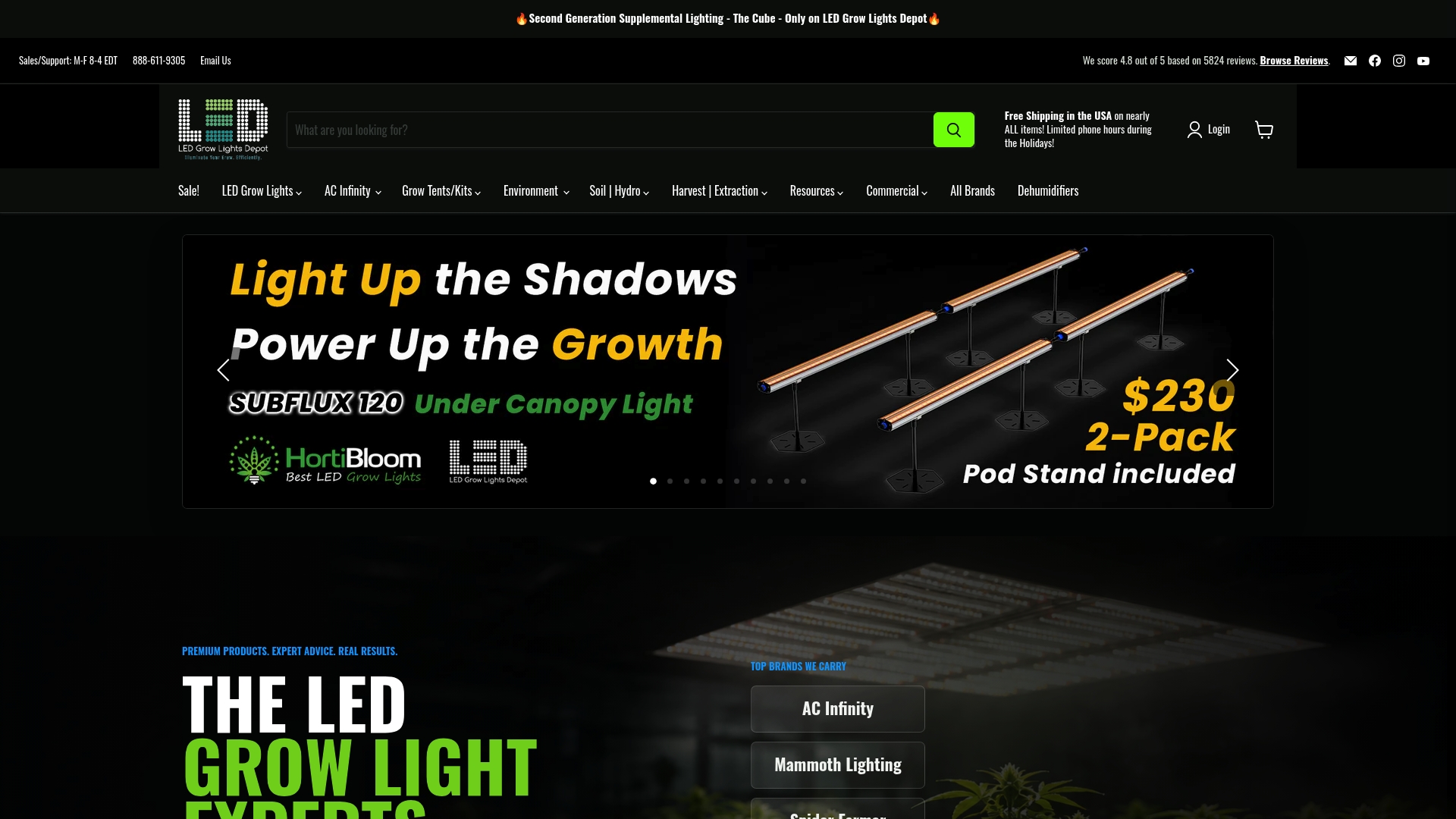 https://ledgrowlightsdepot.com