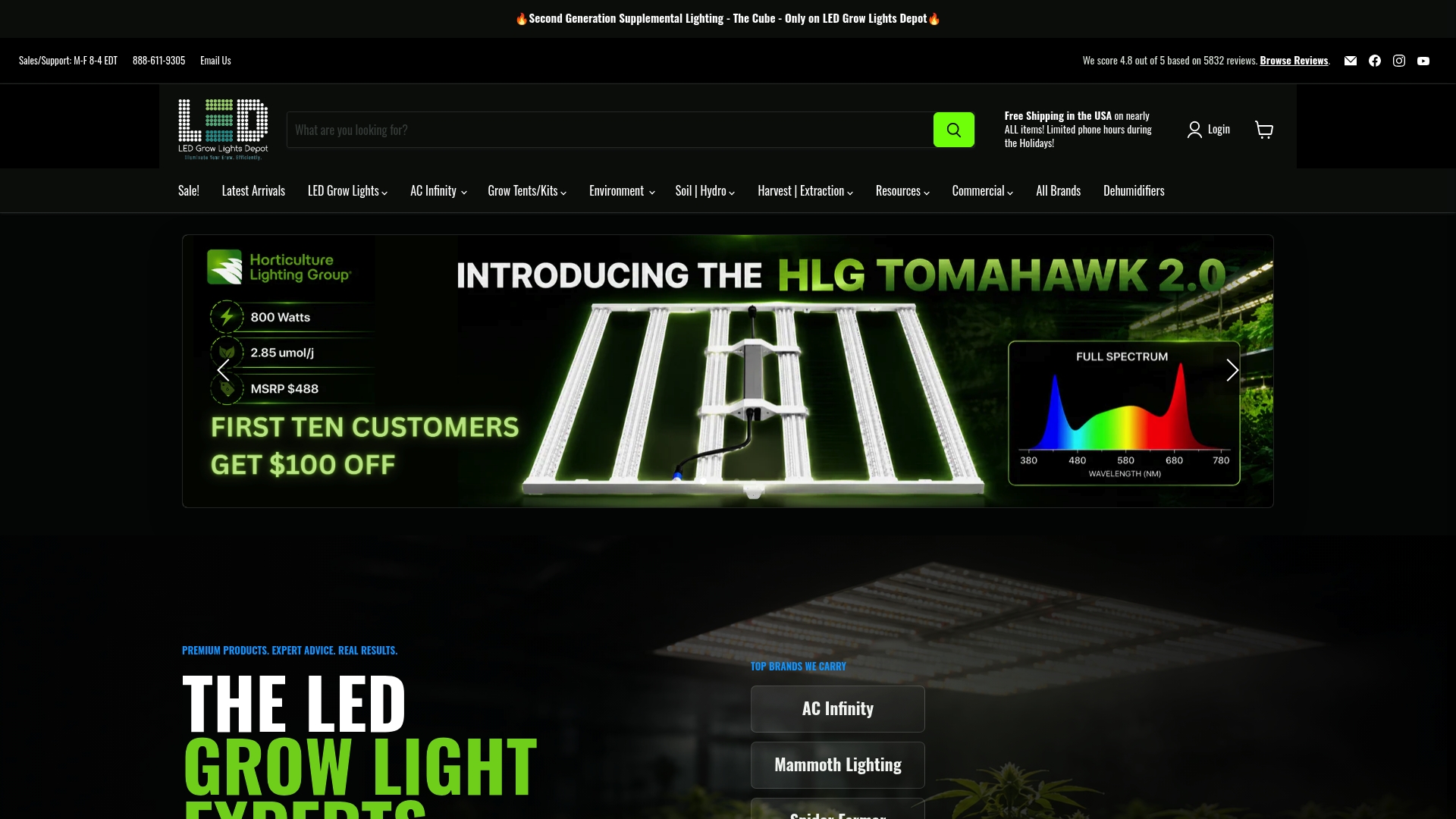 https://ledgrowlightsdepot.com
