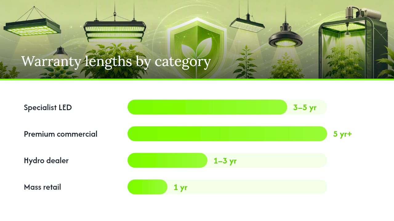 How do the top growlightcentral.com alternatives compare? — overview diagram