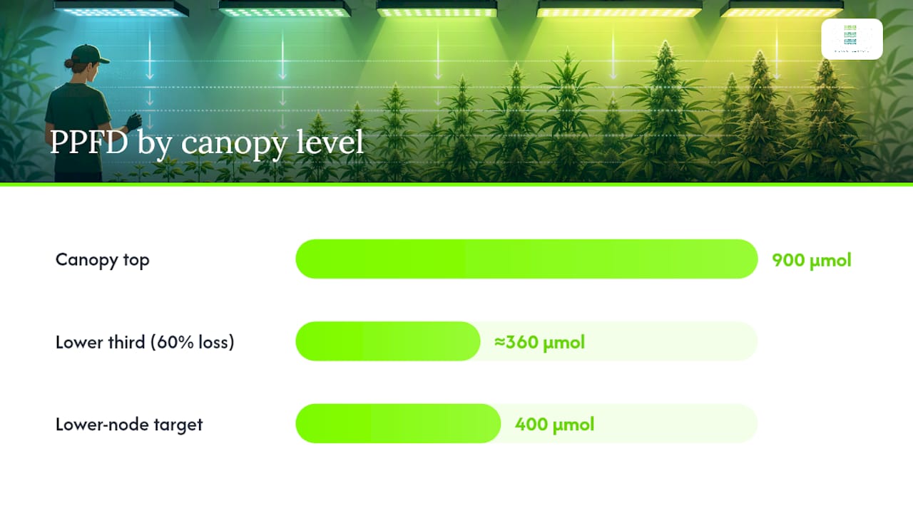 How Better Lighting Improves Flowering Results — overview diagram