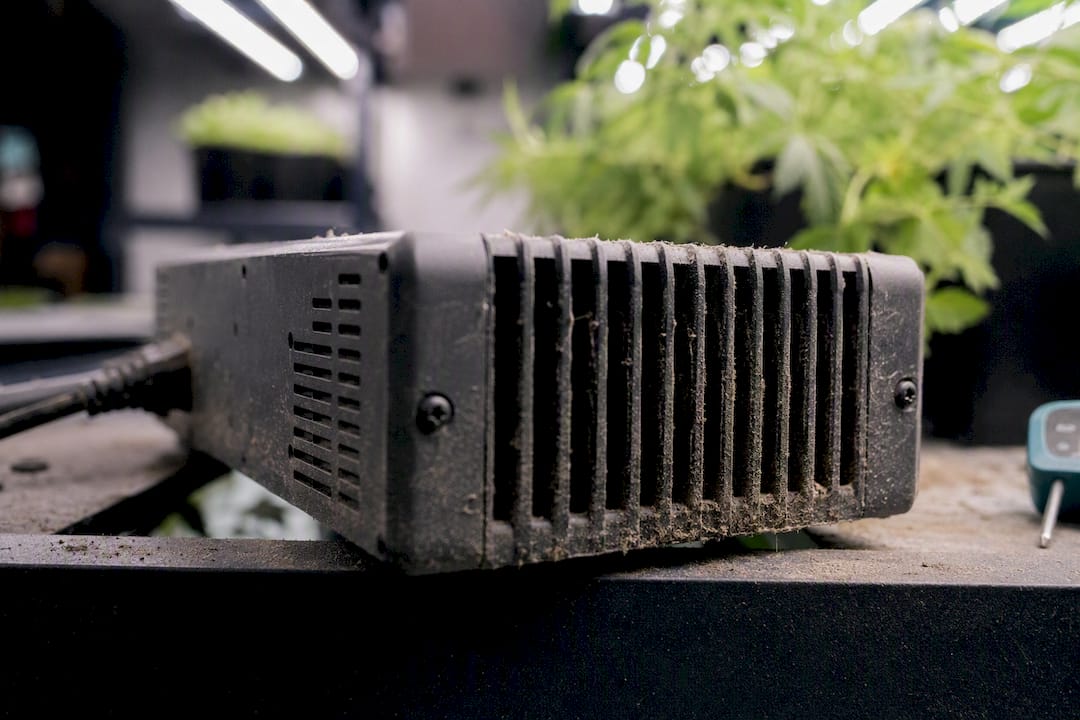 Dust buildup on LED driver vents