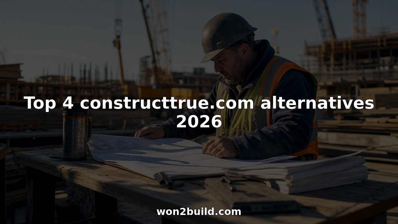 Subcontractor reviewing plans on construction site
