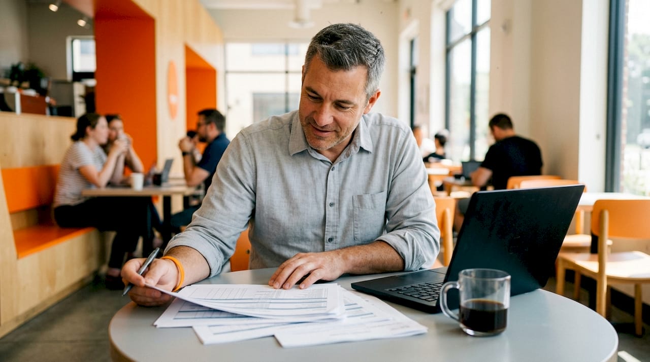 Project manager planning subcontractor workforce