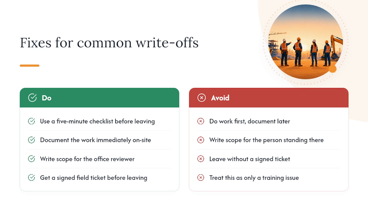 What Most Subcontractors Get Wrong About Extra Work Tickets — overview diagram