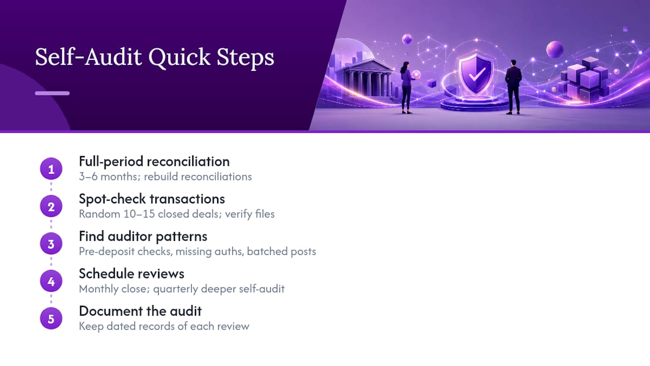 Running Your Own Self-Audit Before The State Does — overview diagram