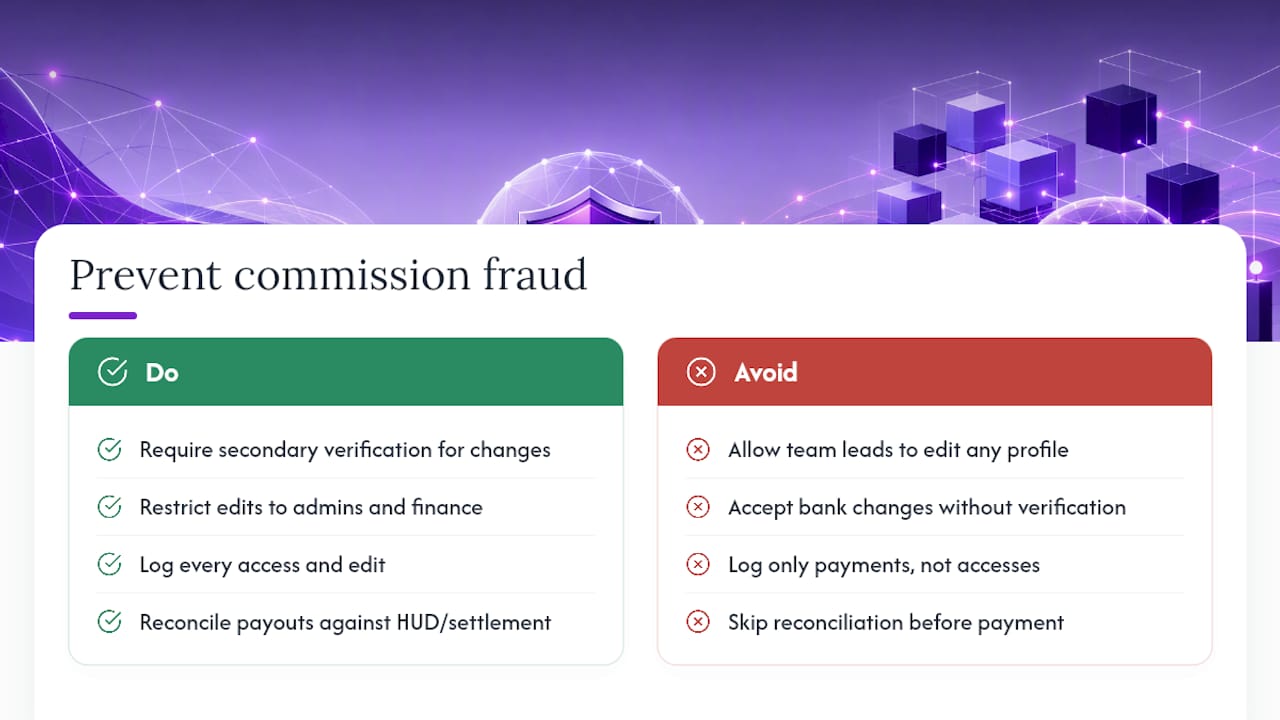 How Do You Prevent Fraud in Commission Payment Processing? — overview diagram