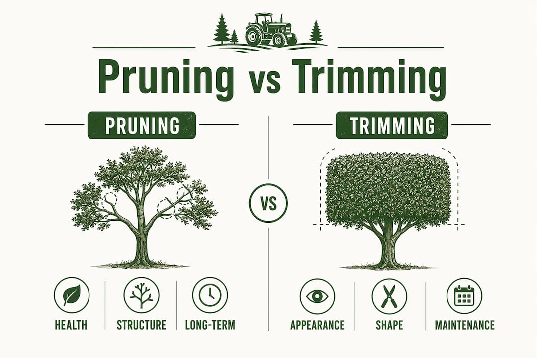 Tree Pruning vs Tree Trimming: What's the Difference