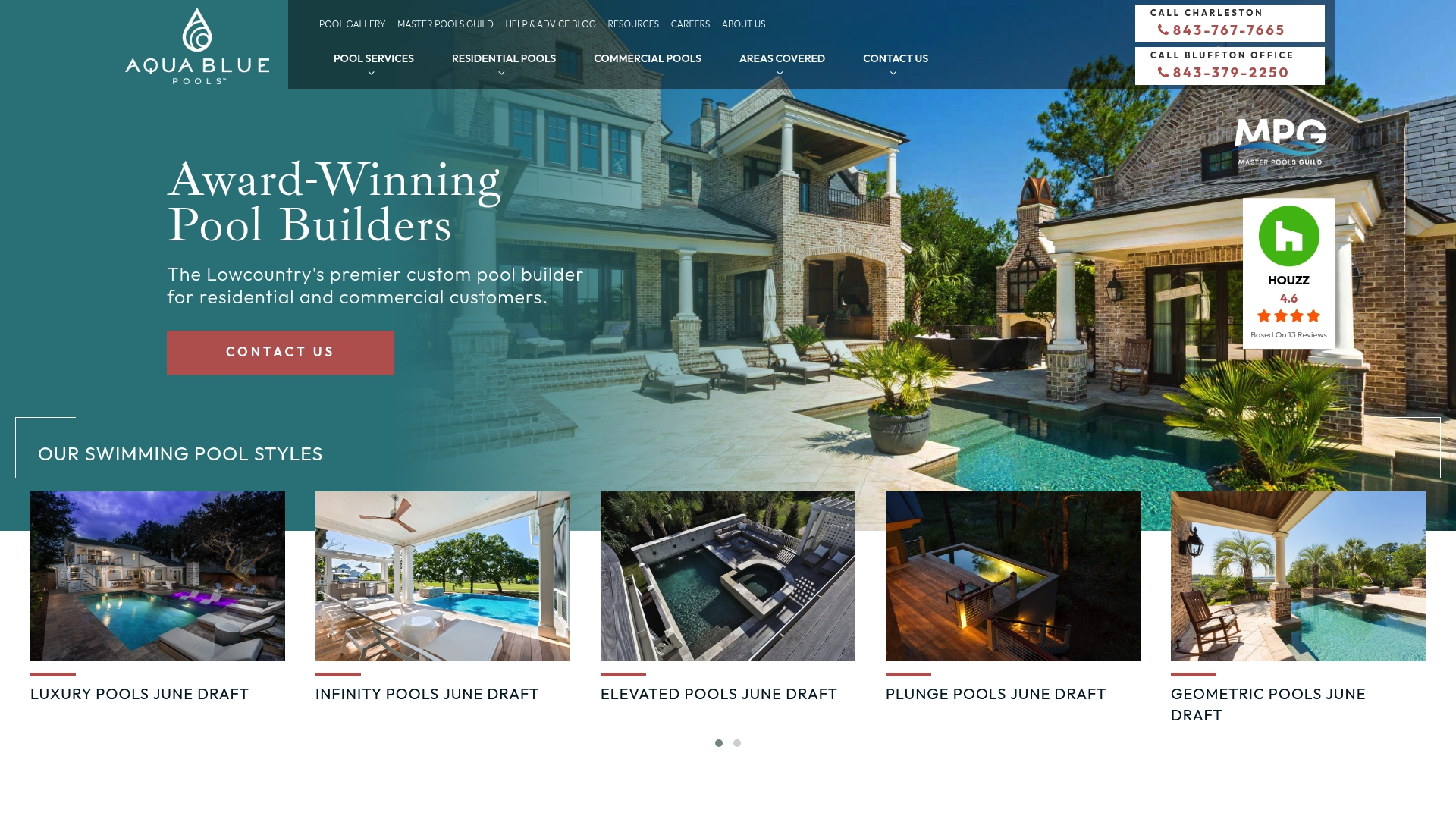 https://aquabluepools.net