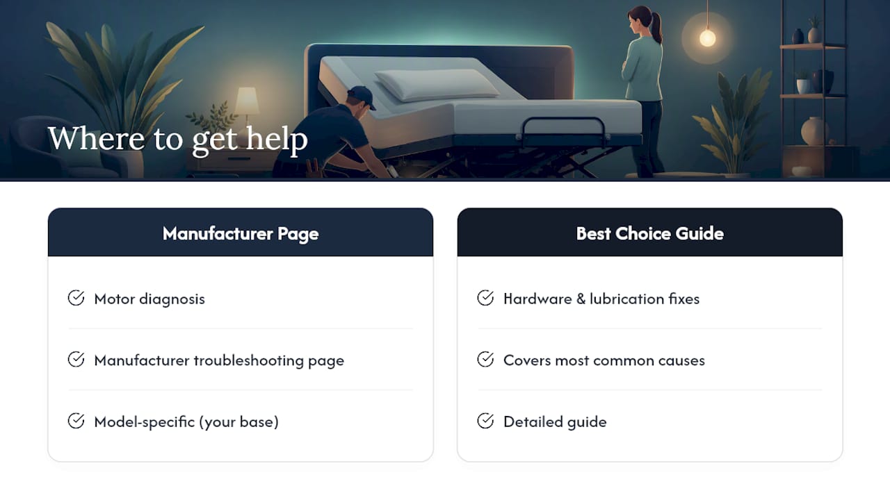 Quick Reference: Where to Go for Model-Specific Help — overview diagram
