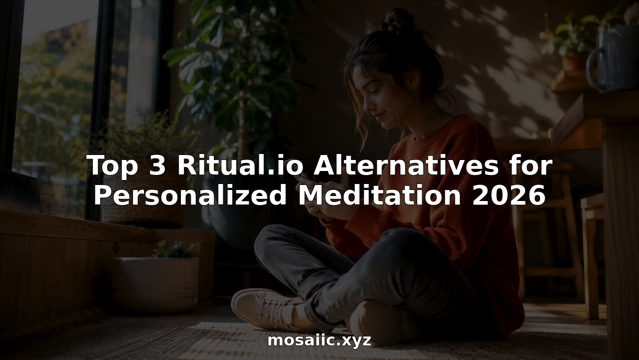 Top 3 Ritual.io Alternatives for Personalized Meditation 2026