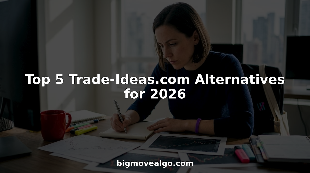 Trader studying printed stock charts with notes