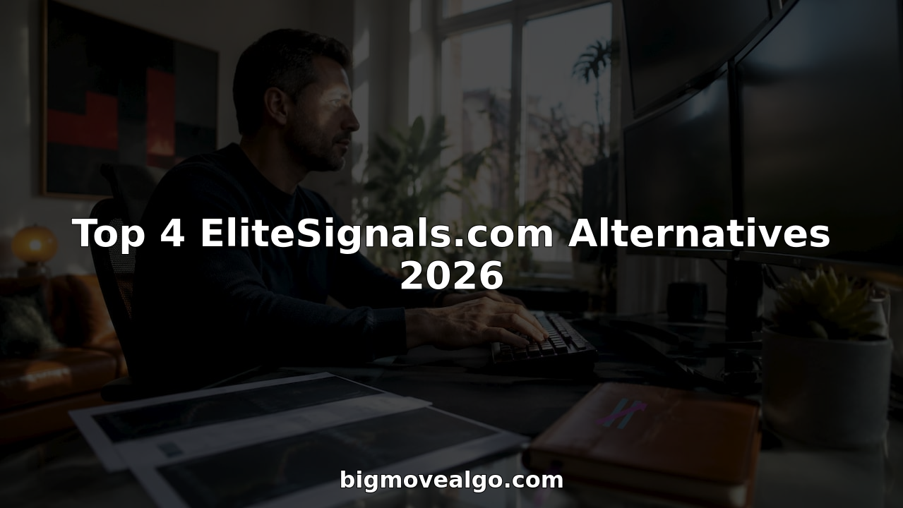 Trader working with multiple trading monitors at home office