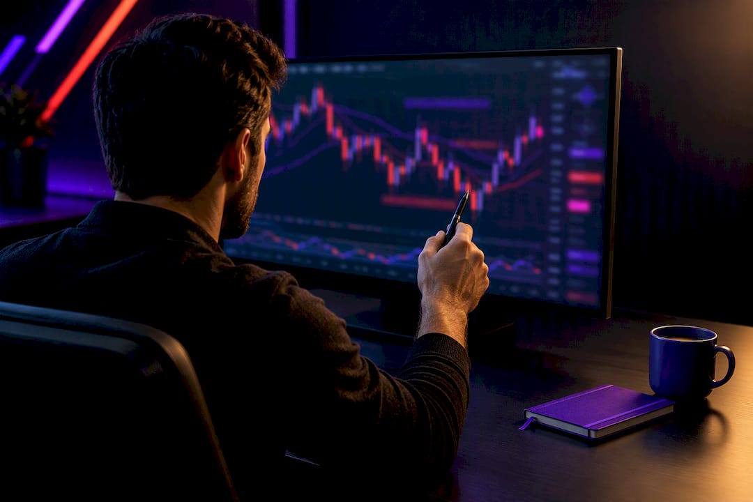 Trader reviewing a filtered market setup