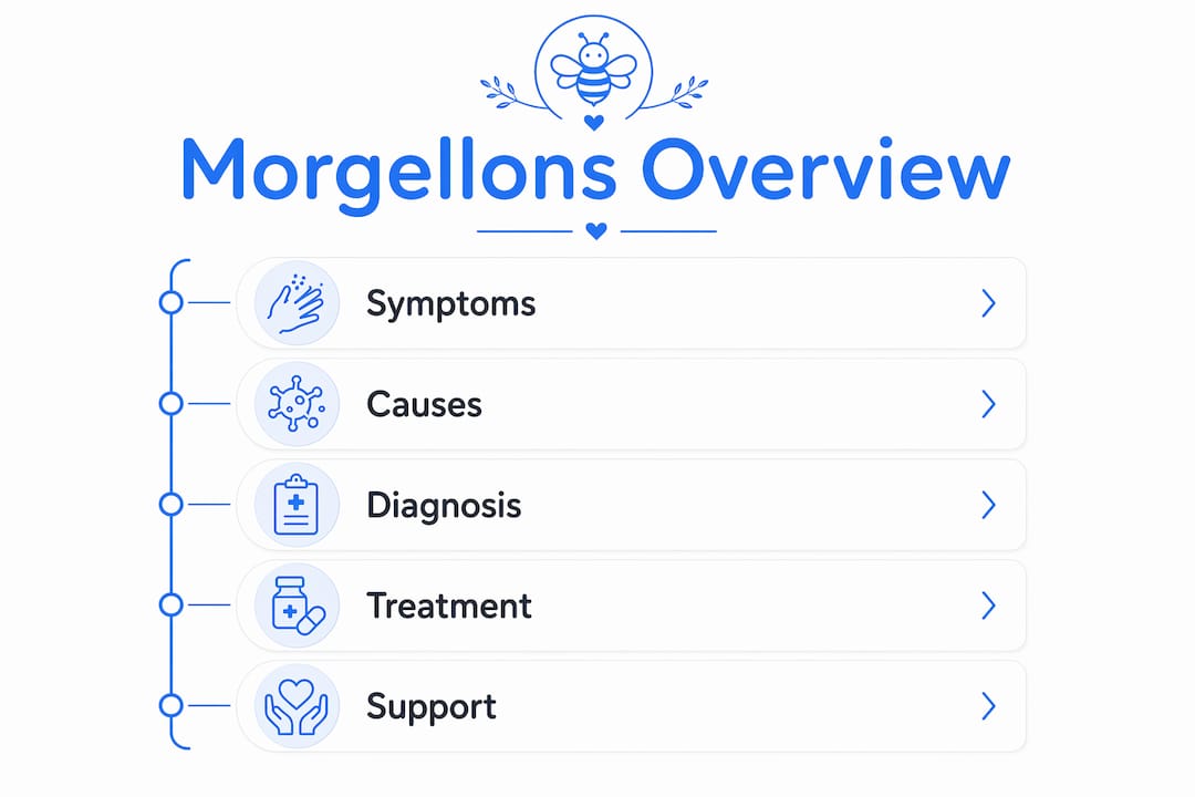 Infographic illustrating Morgellons disease overview