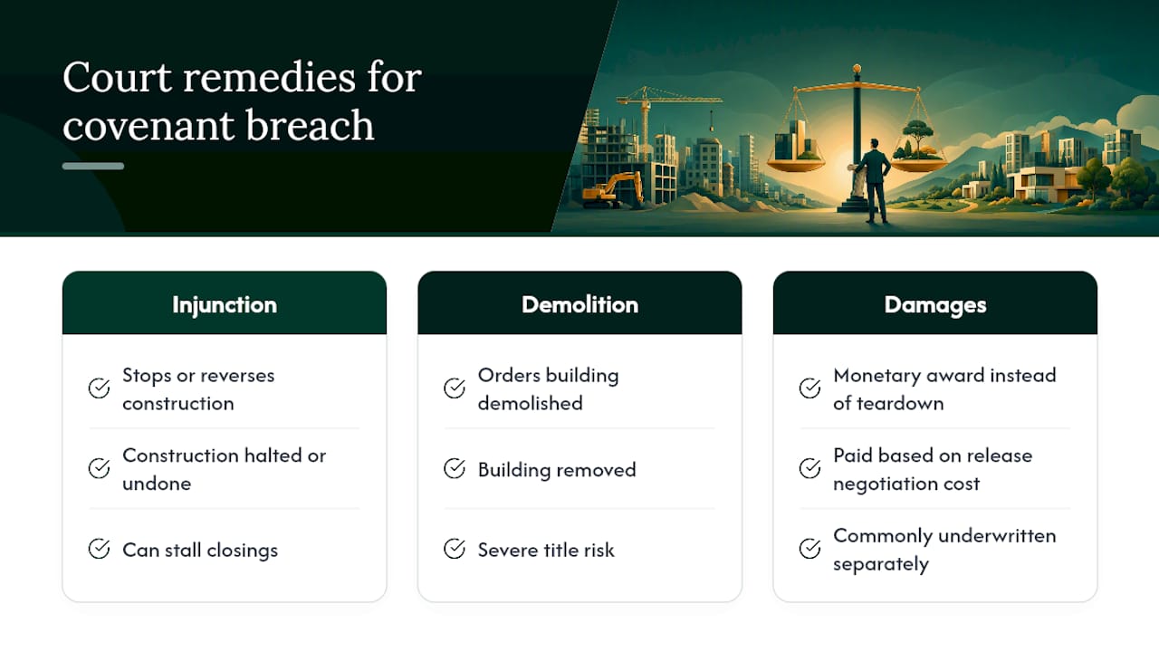 How Covenants Affect Feasibility, Design, and Financing — overview diagram