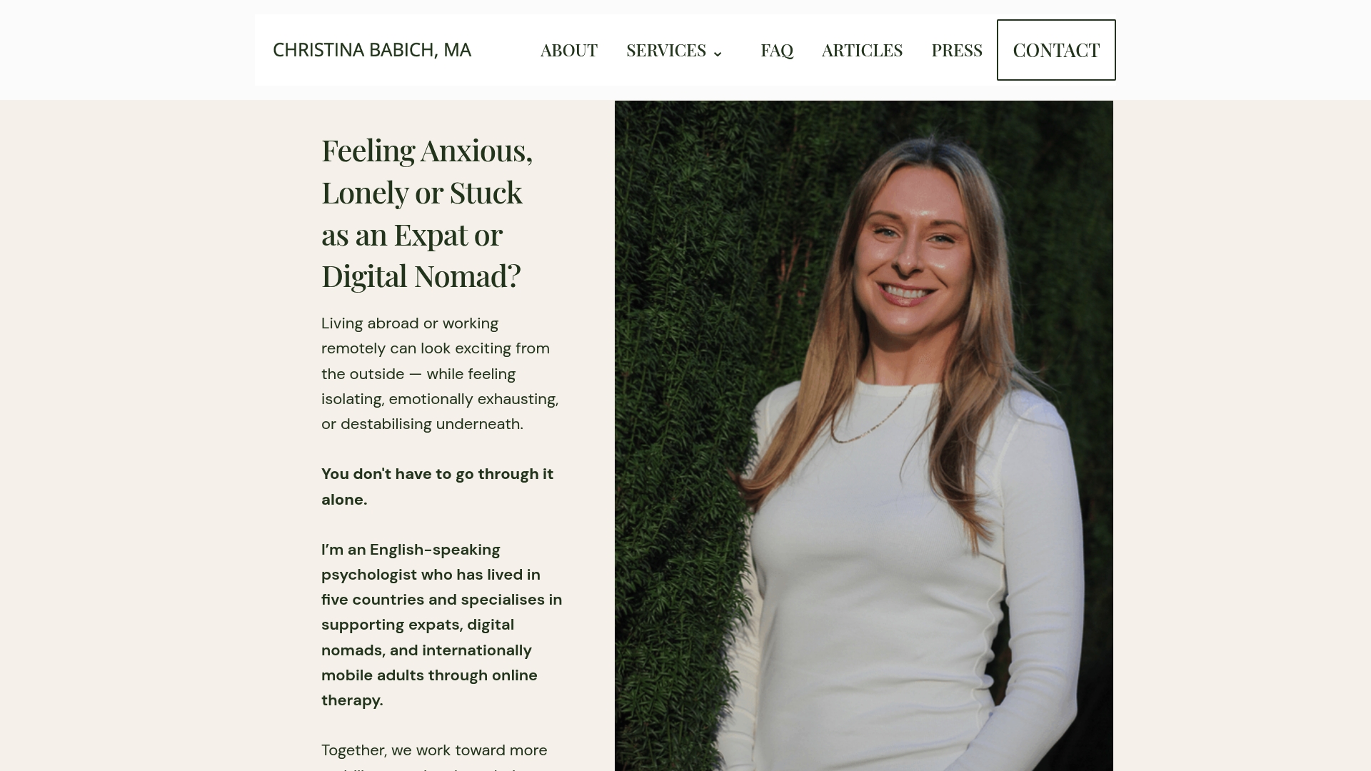 https://christinababich.com