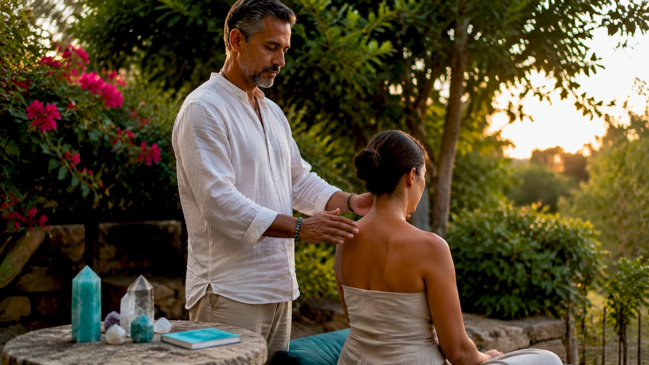 What Is Energy Healing? A Clear Guide for Wellness Seekers 1 Close-up hands during energy healing session