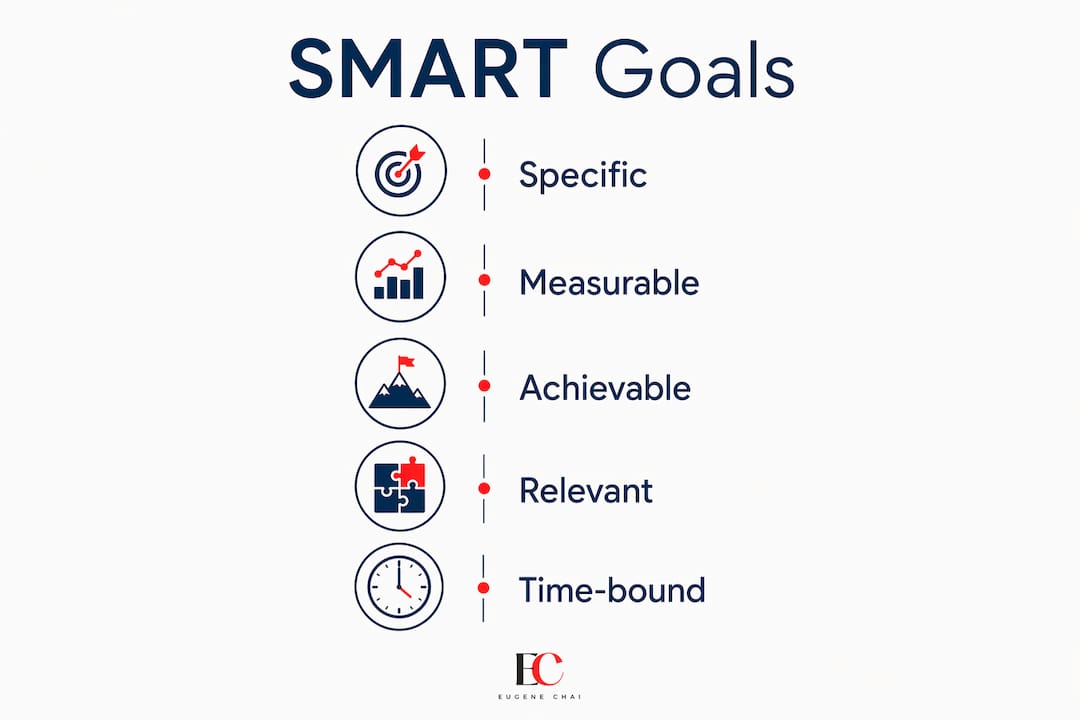 The role of financial goals: your 2026 planning guide 3 Infographic outlining SMART criteria for financial goals