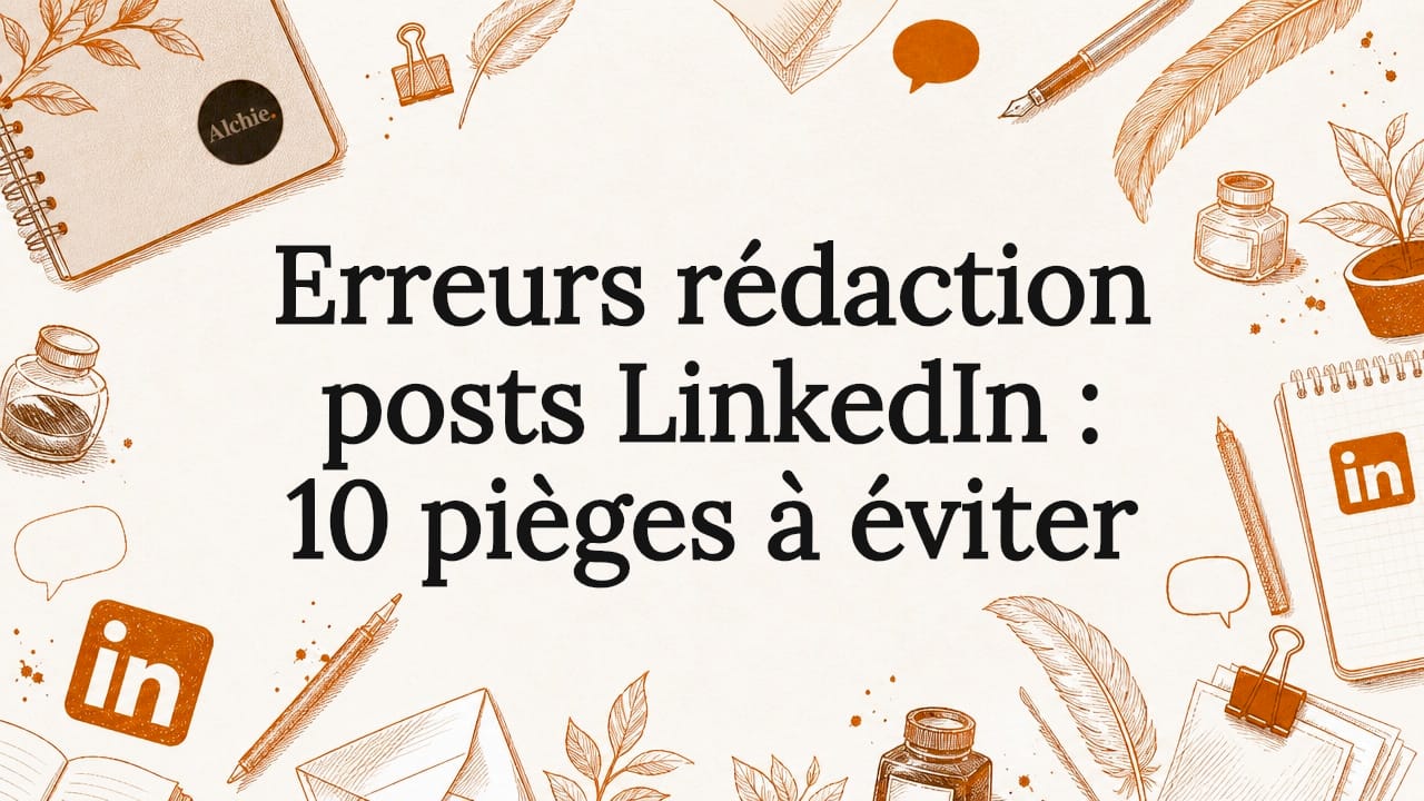 Erreurs rédaction posts LinkedIn : 10 pièges à éviter