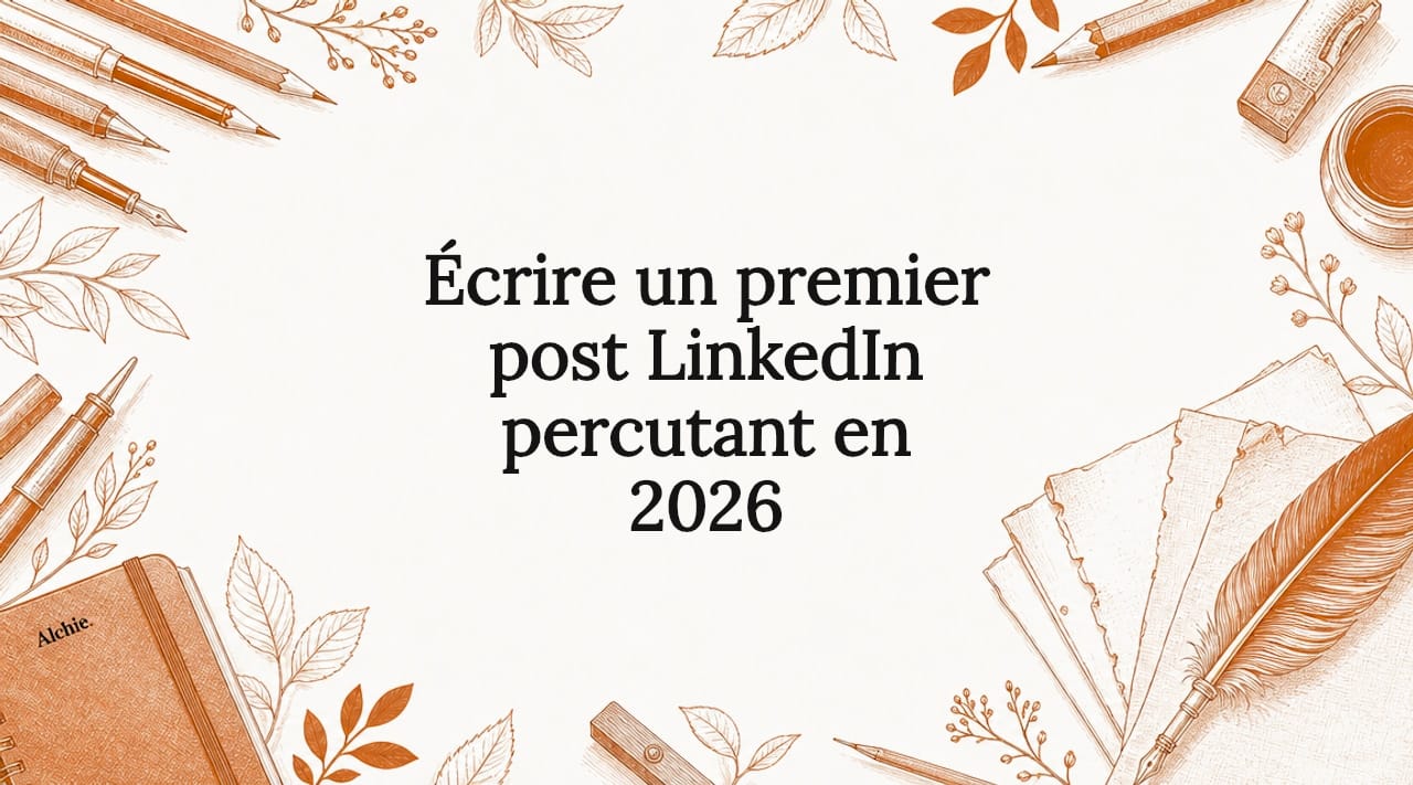 Écrire un premier post LinkedIn percutant en 2026