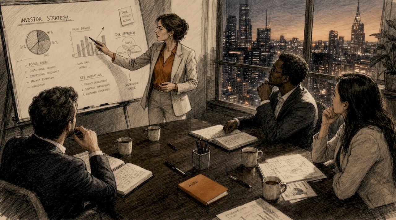Rencontre professionnelle avec des investisseurs