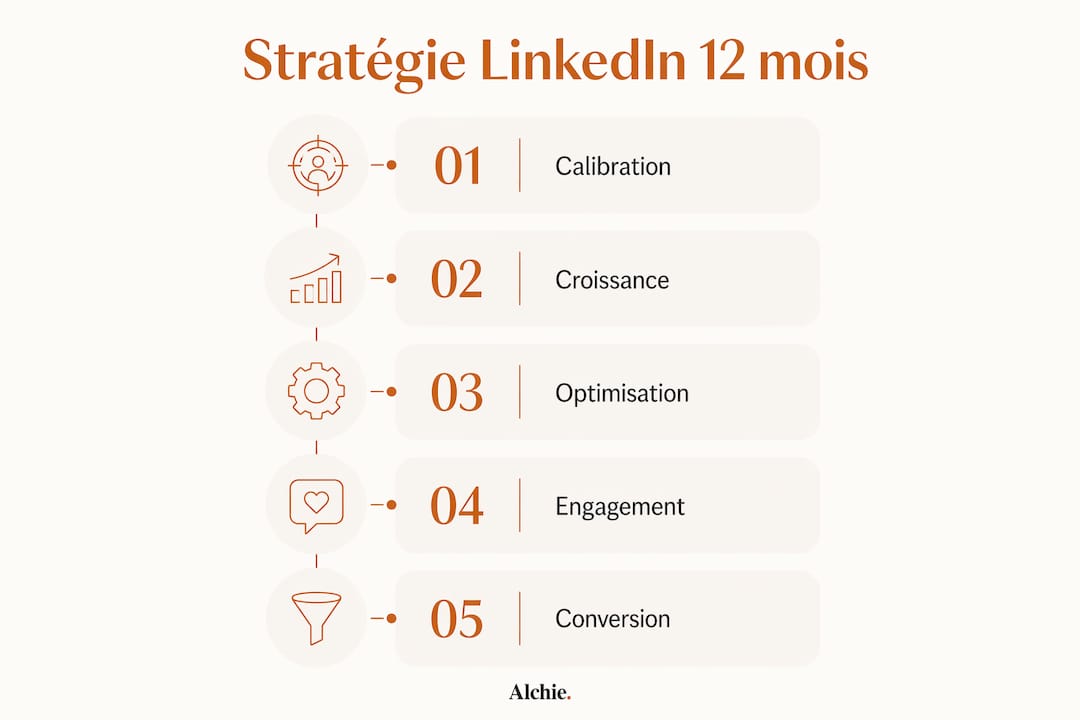 Les grandes étapes pour bâtir une stratégie LinkedIn performante en un clin d’œil