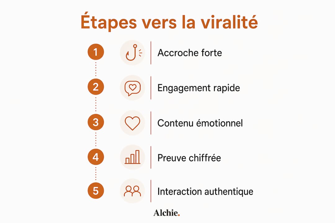 Infographie : les clés pour rendre un post viral